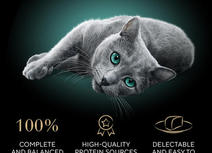 Perfect Portions Wet Cat Food Pate with Sustainable Salmon, Signature Seafood Entree, and Tender Whitefish and Tuna Entree Variety Pack, 2.6 Oz. Twin Pack Trays (24 Count, 48 Servings)