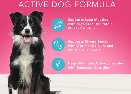 True Solutions Top Form Natural Active Breed Adult Dry Dog Food, Chicken 11-Lb