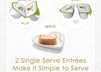 Purina  Gourmet Wet Cat Food Variety Pack, Petites Pate Collection, Break-Apart Tubs, 24 Servings - (Pack of 12) 2.8 Oz. Tubs