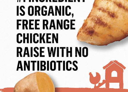 Organic Wet Cat Food Pate, Organic Chicken & Sweet Potato Adult Recipe - (Pack of 12) 3 Oz. Cans