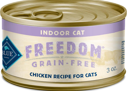 Freedom Grain-Free Adult Wet Cat Food, Complete & Balanced Nutrition for Indoor Cats, Made with Natural Ingredients, Fish Recipe, 5.5-Oz Cans (24 Count)