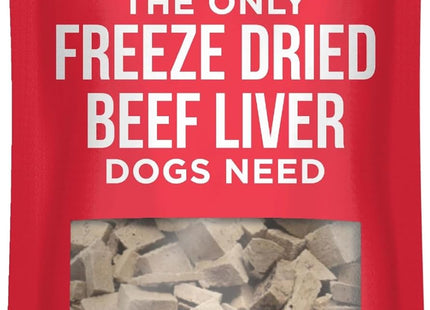 Freeze-Dried Beef Liver Treats, Single Ingredient, 8 Oz | High Protein, Single-Ingredient USDA Beef Liver - Training & Rewarding - for Multi-Dog Households