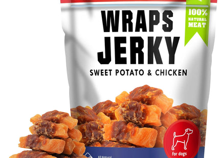 Chicken Jerky Dog Treats 24 Oz Human-Grade Grain-Free Sweet Potato