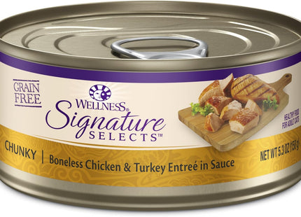 CORE Signature Selects Shredded Adult Wet Cat Food, Natural, Protein-Rich, Grain Free, 2.8 Ounce, 12 Pack (Chicken & Turkey)