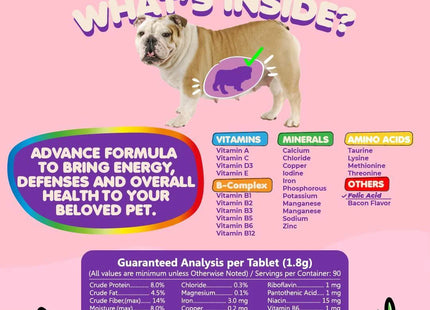 Prenatal Dog Vitamins Multivitamin for Dogs and Cats with Folic Acid Minerals
