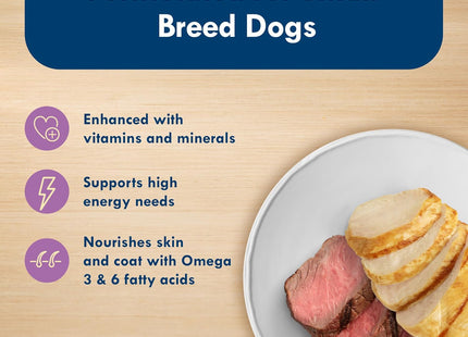 Delights Small Breed Natural Wet Dog Food Variety Pack, Top Sirloin Paté and Grilled Chicken Paté, 3.5-Oz Cups, 12 Count