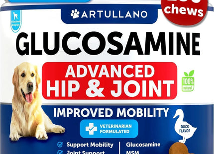 Glucosamine for Dogs Hip and Joint Supplement for Dogs with Arthritis Chews