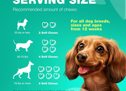 Probiotics for Dogs Support Gut Health Immunity Yeast Balance Itchy Skin