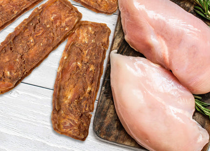 Chicken Jerky Dog Treats 1.5 Lb Human-Grade Grain-Free Dried Strips