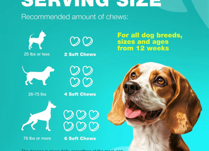 No Poo Chews for Dogs Coprophagia Deterrent for Dogs Forbid for Dogs Stool Eating Deterrent Dog Probiotics for Digestive Health Digestive Gut & Immune Health Treats No Poop Eating for Dogs