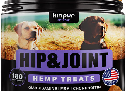 Glucosamine for Dogs Functional Dog Joint Supplement with Chondroitin Msm Hemp