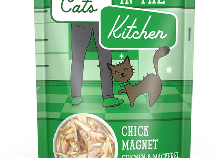 Cats in the Kitchen, Pumpkin Lickin' Chicken with Chicken Breast in Pumpkin Soup Cat Food, 3Oz Pouch (Pack of 12)