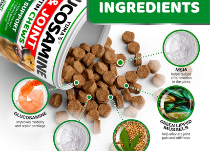 Glucosamine for Dogs Hip and Joint Supplement for Dogs 170 Chews Pain Relief