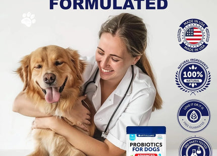 Probiotic Powder for Dogs Support Gut Health Itchy Skin Allergies Immunity