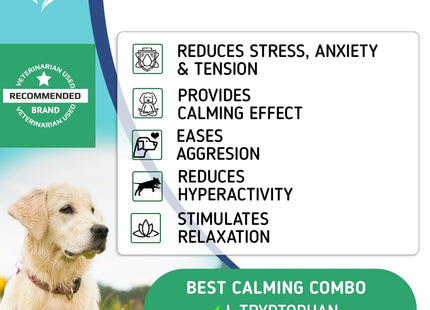 Hemp Calming Chews for Dogs Puppy Pet Separation Anxiety Relief Treats for Dog