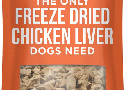 Freeze-Dried Beef Liver Treats, Single Ingredient, 8 Oz | High Protein, Single-Ingredient USDA Beef Liver - Training & Rewarding - for Multi-Dog Households