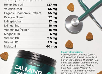 Calming Chews for Dog Anxiety Relief Calming Treats for Dogs Stress Separation