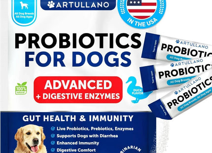 Probiotic Powder for Dogs Support Gut Health Itchy Skin Allergies Immunity