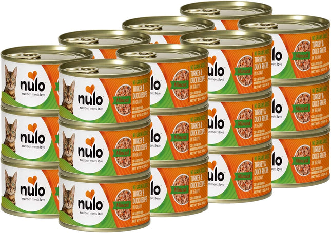 Turkey & Duck Grain-Free Minced Wet Canned Cat Food, 3 Ounce (Pack of 24)