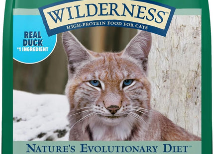 Blue Buffalo Wilderness Healthy Adult Dry Cat Food, Supports Health and Wellness, High-Protein & Grain-Free, Duck, 11-Lb Bag