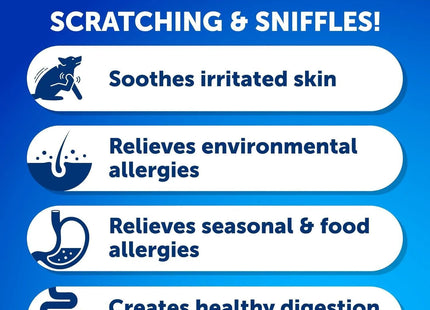 Probiotics for Dogs Support Gut Health Itchy Skin Allergies Immunity Yeast