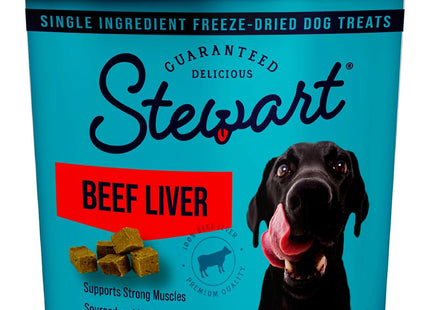 Freeze Dried Dog Treats, 100% Beef Liver, 14 Oz Tub | Premium Quality Raw Protein, Single Ingredient, High Protein Training Treats & Food Topper, No Refrigeration, Cat Friendly