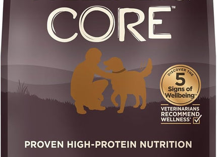 CORE Dry Dog Food, Grain Free, High Protein, Natural, Lamb Recipe, (4-Pound Bag)