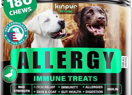 Natural Dog Allergy Chews for Dog Itch Tasty Allergy Relief Pet Supplement For
