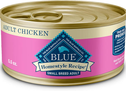 Homestyle Recipe Adult Small Breed Wet Dog Food, Made with Natural Ingredients, Chicken Recipe, 5.5-Oz Cans (24 Count)