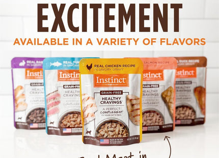 Healthy Cravings Grain Free Real Chicken Recipe Natural Wet Cat Food Topper by , 3 Ounce (Pack of 24)