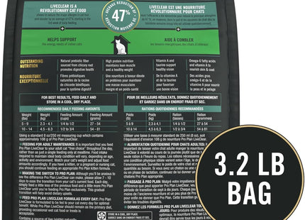 Indoor Cat Food Liveclear Cat Allergen Reducing Turkey and Rice Formula - 3.2 Lb.