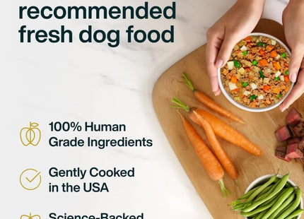 Pantry Fresh Wet Dog Food, Complete Meal or Dog Food Topper, Beef & Russet Potato Human Grade Dog Food Recipe - 12.5 Oz (Pack of 6)