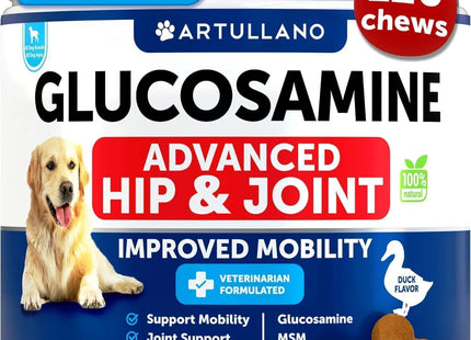 Glucosamine for Dogs Hip and Joint Supplement for Dogs with Arthritis Chews