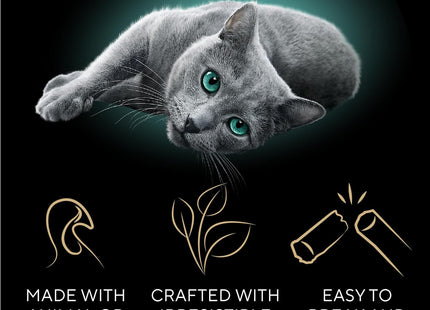 Meaty Tender Sticks Soft Cat Treats Salmon Flavor, 0.14 Oz., 5 Sticks, Pack of 10 (50 Sticks Total)