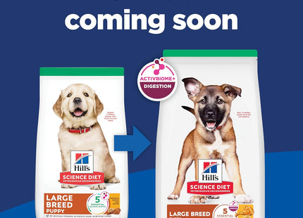 Large Breed Puppy Food, DHA to Support Healthy Development, Chicken & Brown Rice Dry Dog Food, 15.5 Lb. Bag