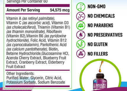 Cat Dog Multivitamin Liquid with Glucosamine and Cranberry Health Supplements