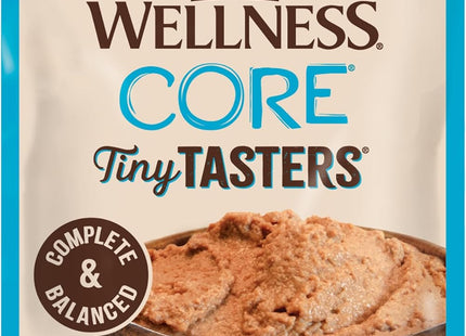 CORE Tiny Tasters Pate Adult Wet Cat Food, Natural, Protein-Rich, Grain Free, 1.75 Ounce Pouch, 12 Pack (Chicken)