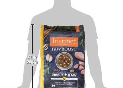 Raw Boost, Natural Dry Cat Food with Freeze Dried Pieces, High Protein, Grain Free Recipe - Real Chicken, 10 Lb. Bag