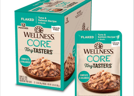 CORE Tiny Tasters Pate Adult Wet Cat Food, Natural, Protein-Rich, Grain Free, 1.75 Ounce Pouch, 12 Pack (Chicken)