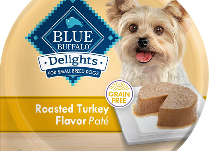 Delights Small Breed Natural Wet Dog Food Variety Pack, Top Sirloin Paté and Grilled Chicken Paté, 3.5-Oz Cups, 12 Count
