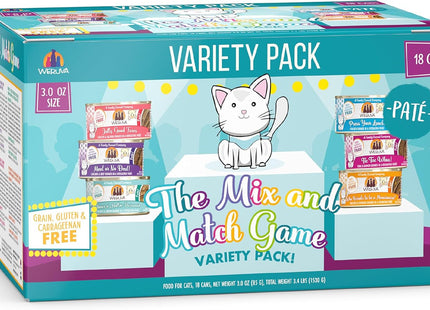 Wet Cat Food, Tic Tac Whoa with Tuna and Salmon Pate, 5.5Oz Can, Pack of 8