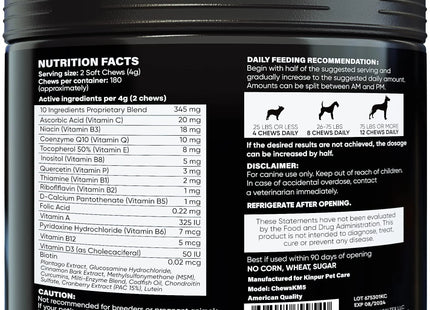 15 in 1 Dog Multivitamin Supplements Immunity Digestion Joint and Heart Health