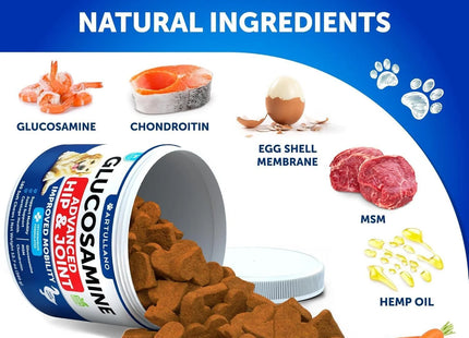 Glucosamine for Dogs Hip and Joint Supplement for Dogs with Arthritis Chews