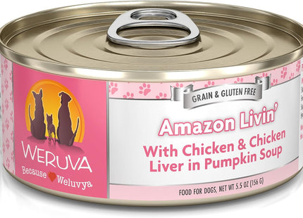 Classic Dog Food, Funky Chunky Chicken Soup with Chicken Breast & Pumpkin in Gravy, 14Oz Can (Pack of 12)