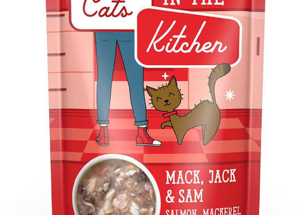 Cats in the Kitchen, Pumpkin Lickin' Chicken with Chicken Breast in Pumpkin Soup Cat Food, 3Oz Pouch (Pack of 12)