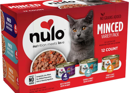 Turkey & Duck Grain-Free Minced Wet Canned Cat Food, 3 Ounce (Pack of 24)