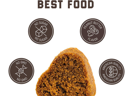 Natural Calming Chews for Dogs with Hemp Oil and Valerian Root (Peanut Butter