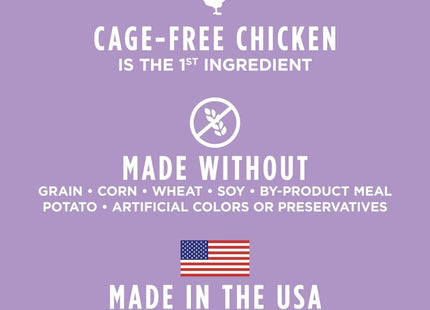 Original Kitten Dry Cat Food, Raw Coated Kibble, High Protein, Grain Free Recipe - Real Chicken, 4.5 Lb. Bag