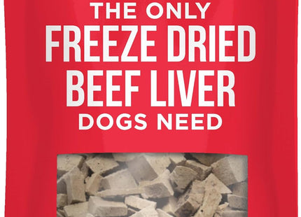 Freeze-Dried Beef Liver Treats, Single Ingredient, 8 Oz | High Protein, Single-Ingredient USDA Beef Liver - Training & Rewarding - for Multi-Dog Households