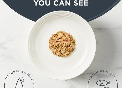 Natural Wet Cat Food, 24 Count, Grain Free, Limited Ingredient Canned Food for Cats, Tuna with Seaweed in Broth, 2.47 Oz Cans